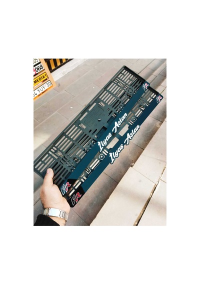 Plakalık Lazer Kesim Pleksi 2 Adet Fr Logolu İsimli Plakalık Kişiye Özel Plakalık - 784762001