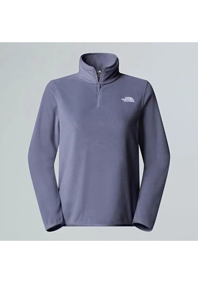 The North Face W Glacier Fleece 1/4 Zip Kadın Polar Sweatshirt Nf0a8d2jbtr1 Mor