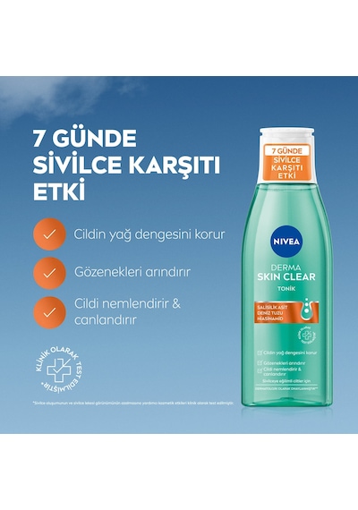 Nıvea Derma Skin Clear Sivilce Karşıtı Tonik 200 Ml 91966383