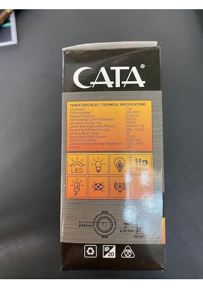 Cata 5w Cob Led Downlıght Armatür Beyaz Gövde Beyaz Işık Ct-5200-b Çok Renkli