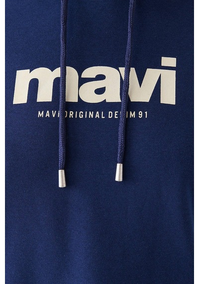 Mavi M168334-70488-22k Mavi Koyu Lacivert Kadın Sweatshirt M168334-70488-R0886 Koyu Lacivert