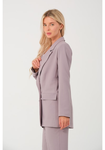 Gri Oversize Blazer Ceket Gri