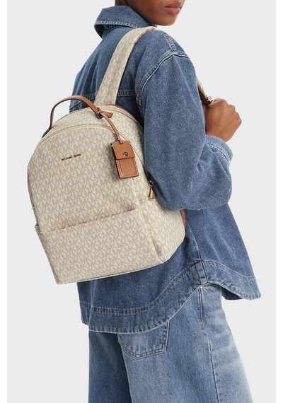 Michael Kors Logolu Ayarlanabilir Omuz Askılı Sırt Çantası 30t5g3xb2b149 Kadın Sırt Çantası 30t5g3xb2b 149 Ekru