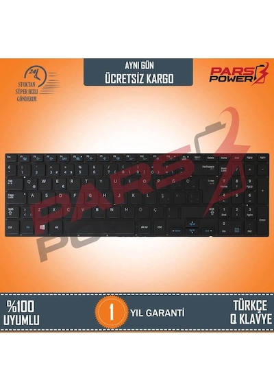 Samsung Np870Z5E-X02Tr Uyumlu Notebook Klavye (Siyah Işıklı Tr)