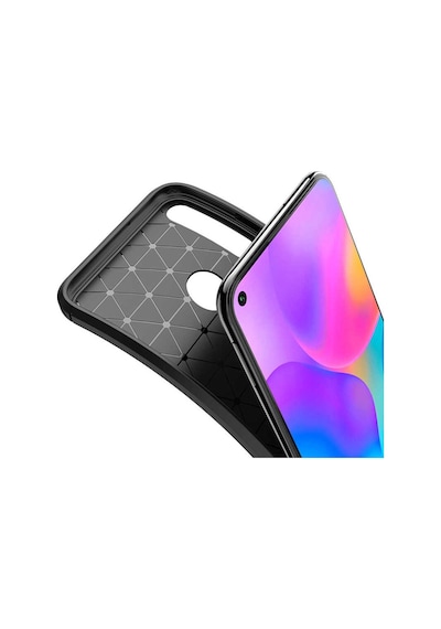 Huawei P40 Lite E Kilif Karbon Silikon Case 433131150