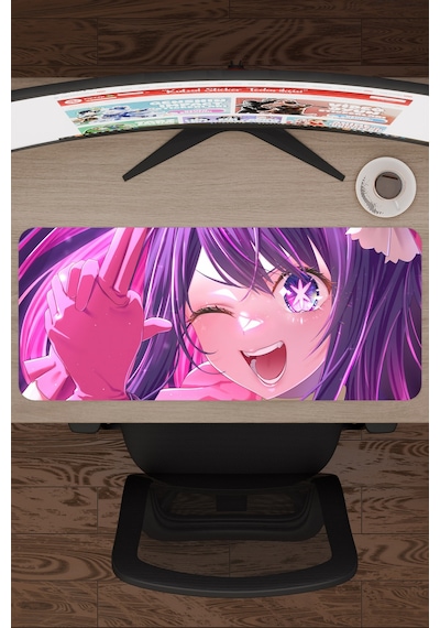 Oshi No Ko Anime V3 - 70x30 Xl Gaming Kauçuk Kaymaz Taban Mouse Pad Fare Altlığı