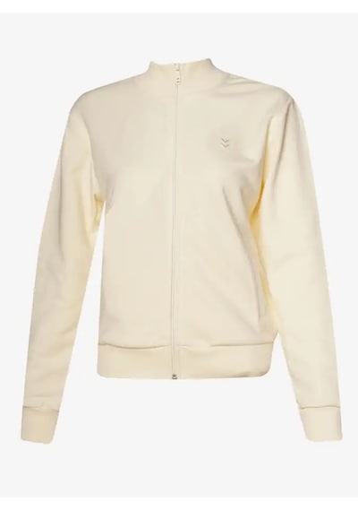 Hummel Pulse Female Zip Adın Sweatshirt Beyaz