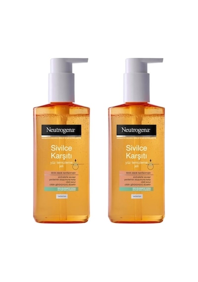 Neutrogena Sivilce Karşıtı Yüz Temizleme Jeli 200 ML x 2