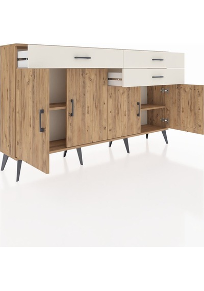 Arges Konsol 2 Raflı 3 Çekmeceli 4 Kapaklı 176x30x99 Çam-çam/ayta Çam-çam/aytaşı Arges Konsol 2 Raflı 3 Çekmeceli 4 Kapaklı 176x30x99 Çam-çam/ayta Çam-çam/aytaşı
