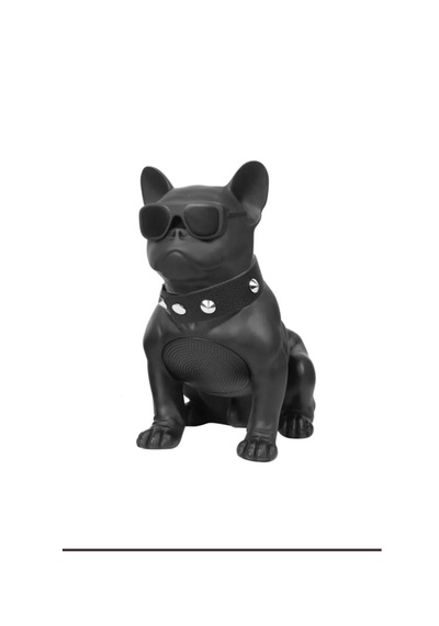 Bulldog Köpek Hoparlör Siyah Renk