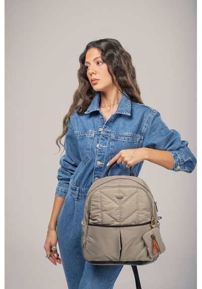 Ççs Kadın Sırt Çantası Ccs17749 Std / Bej Bej