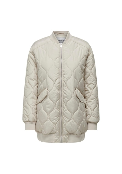 Only Onltına Long Quılted Jacket Otw 15300060 Bej 001