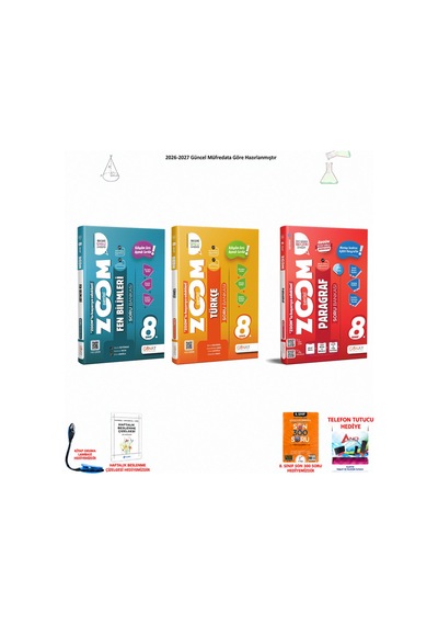 Günay 8. Sınıf Lgs Tüm Dersler 111 300 Soru Hediyeli 3 Kitap Seti