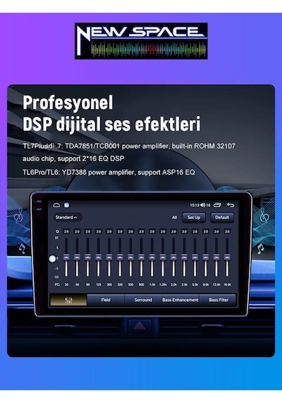 Renault Clio 5 Android 6gb Ram 128gb Rom 8 Çekirdek Carplay Multimedya