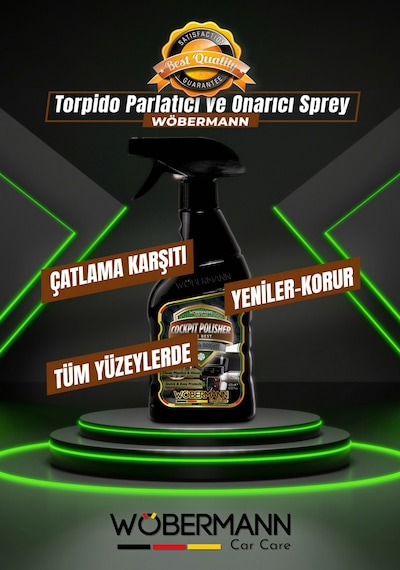 Wöbermann 2'li Araba Oto Lastik Tampon Torpido Bakım Seti