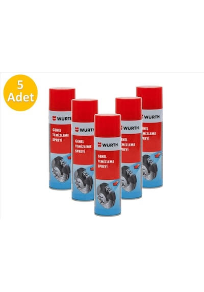 Würth Genel Temizlemeye Spreyi 500Ml 5'Li