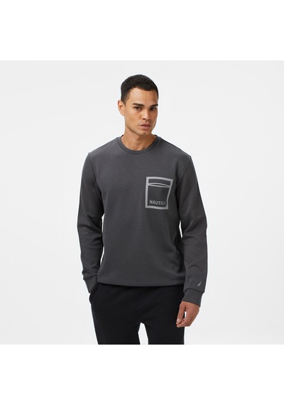 Nautica Classic Fit Erkek Gri Sweatshirtdüzk57021t