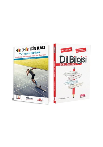Acil Tyt Matematiğin İlacı Ve Akm Dil Bilgisi Soru Bankası Seti 2 Kitap