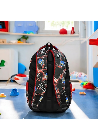 Erkek İlkokul Ortopedik 3'lü Set Kalemlik Beslenme Çanta Model 6