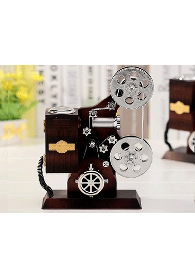 Hubrendy Çer Projektör Şeklinde Takı Çekmeceli Müzik Kutusu