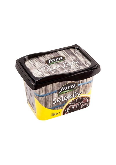 2 Adet Fora Doğal Siyah Zeytin Yağlı Salamura 500 G