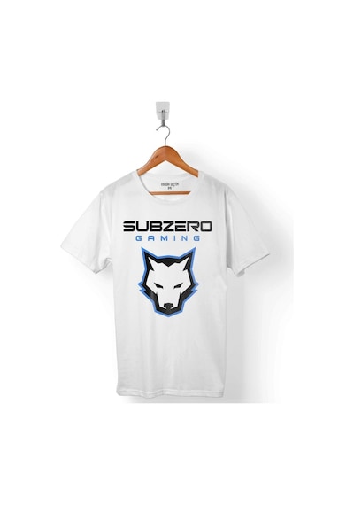 Mortal Kombat Sub Zero Game Wolf Logo Erkek Tişört 001