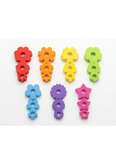 3d Baskı Saksıda Çiçek Puzzle Tahtası - Katmanlı Çiçek İnşa Etme Ve Renk Eşleştirme Seti, Montessori Oyuncak
