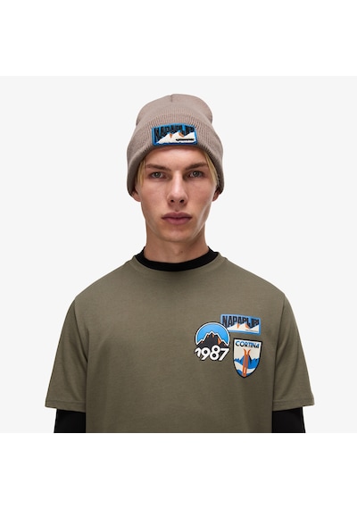 Napapijri S-montepiana Erkek Yeşil T-shirt Np0a88svg0a1 Yeşil
