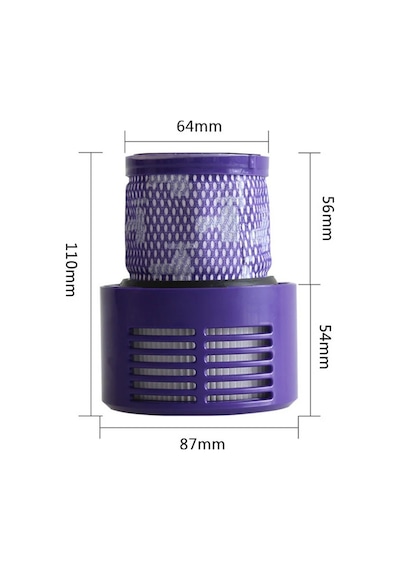 Dyson V10 Sv12 Cyclone Uyumlu Hepa Filtre 1 Adet
