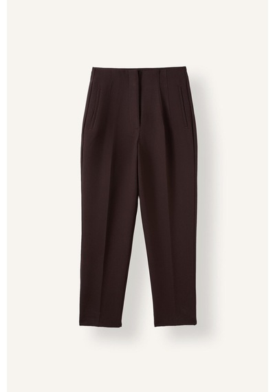 Defacto Carrot Fit Yüksek Bel Crop Pantolon C2466ax26aubn337 Kahve-bn337