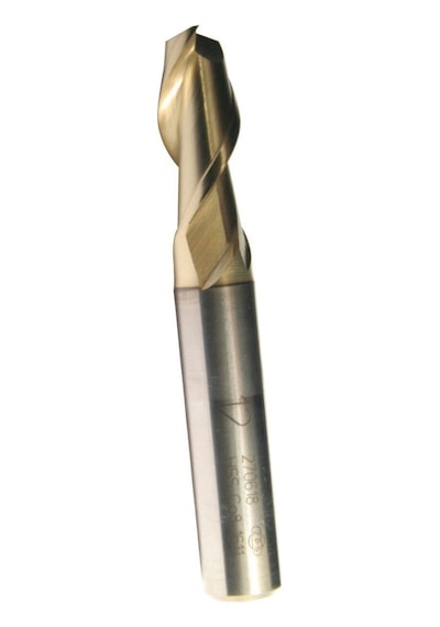 7mm Zps 2 Ağız Kısa Alüminyum Frezesi Dın327 Zrn