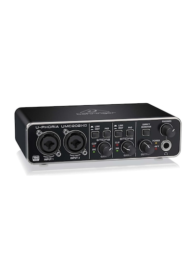Behringer Umc202hd 24-bit/192khz 2x2 Usb Ses Kartı Behringer Umc202hd 24-bit/192khz 2x2 Usb Ses Kartı