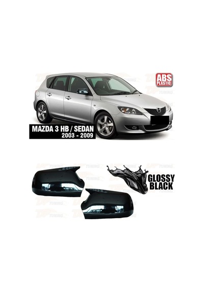 Mzd 3 Batman Ayna Kapağı Piano Black / 2003-2009