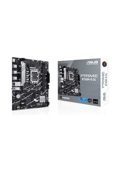Asus Prıme B760m-r D4, 2xddr4, 2x M.2, Hdmı, 12-13-14.nesil, Lga1700 Soket, Anakart