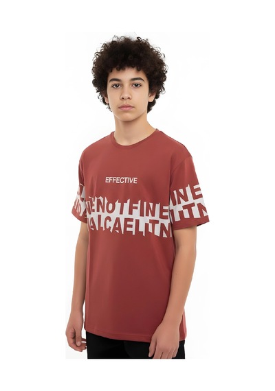 Modanino Erkek Çocuk T-shirt--geniş Kalıp-yazı Baskılı-12-16 Yaş 12527 Açık Kahverengi Modanino Erkek Çocuk T-shirt--geniş Kalıp-yazı Baskılı-12-16 Yaş 12527 Açık Kahverengi