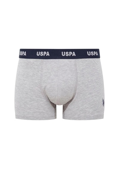 U.S. Polo Assn. U.s Polo Assn. 80509 Erkek Pamuklu 3'lü Boxer-bordo&grimelanj&baskılı Bordo