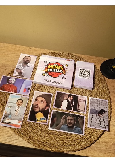 Memes Bulmaca Kutu Oyunu Kuşak Çatışması - Kese Hediyeli - Eğlenceli Grup & Parti Oyunu