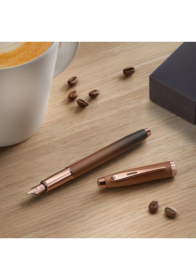 Sheaffer 9374-0 100 Serisi Dolmakalem, M Uç, Kahve 165-Koyu Yeşil