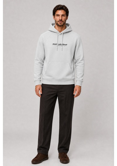Redline Consume Erkek Regular Fit Kapüşonlu Sweatshirt Gri