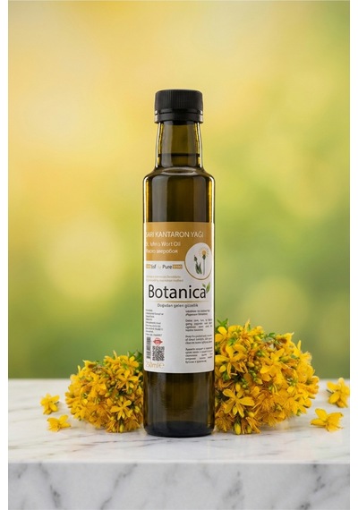 Botanica %100 Saf Kantaron Yağı Maserasyon Vücut Masajı Rahatlatıcı Doğal Bitkisel Ekonomik Boy 250 Ml 250 ML