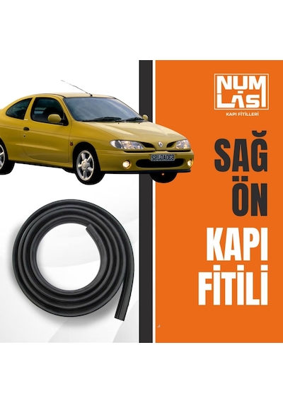 Renault Megane 1 Coupe Sağ Ön Kapı Fitili-a Kalite-numlas-nm7164