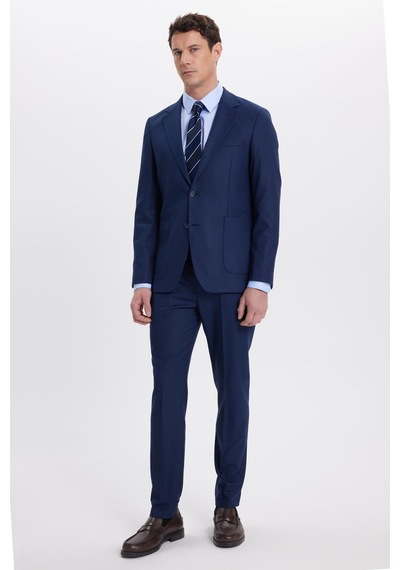 Tudors Erkek Regular Fit Koyu Lacivert Mono Yaka Beli Bağcıklı Torba Cepli Takım Elbise-41963 Koyu Lacivert Tudors Erkek Regular Fit Koyu Lacivert Mono Yaka Beli Bağcıklı Torba Cepli Takım Elbise-41963 Koyu Lacivert