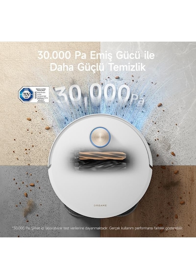 Dreame X50 Pro Ultra Complete 30.000pa Emiş Gücü Robot Süpürge Beyaz