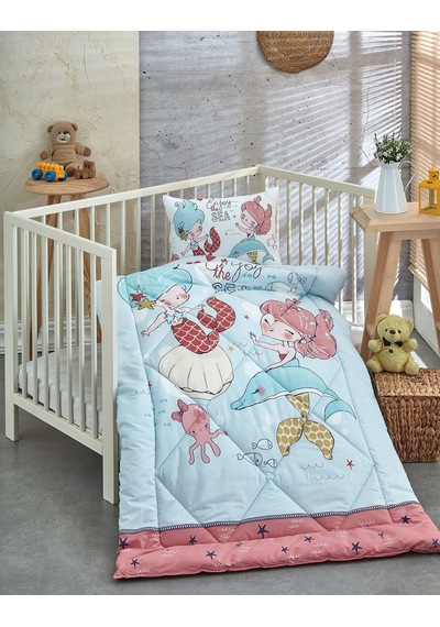 Komfort Home Ranforce Bebek Yorgan Seti Pamuk / V3