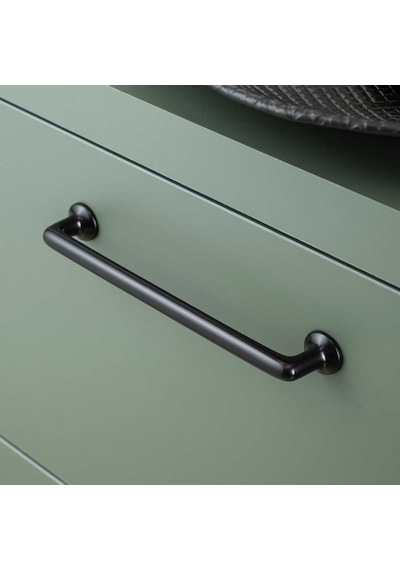 System Mobilya Kulbu Siyah Renk 96mm Kulp Sy4713 0096 Al6 Çok Renkli