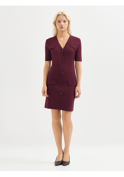 Karaca Kadın Elbise-bordo 12.24w.23.001 Bordo