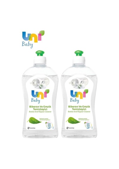 Uni Baby Biberon Ve Emzik Temizleyici 500ml 2'li Set