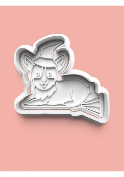 Corgi Figürü Kurabiye Kalıbı Ve Şeker Hamuru Kalıbı 0065-1