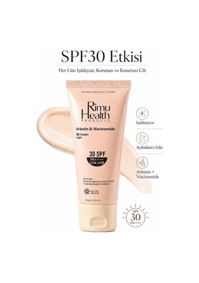Rimu Health Products Spf 30 Bb Krem Light 30 Ml RIMU.001 Diğer