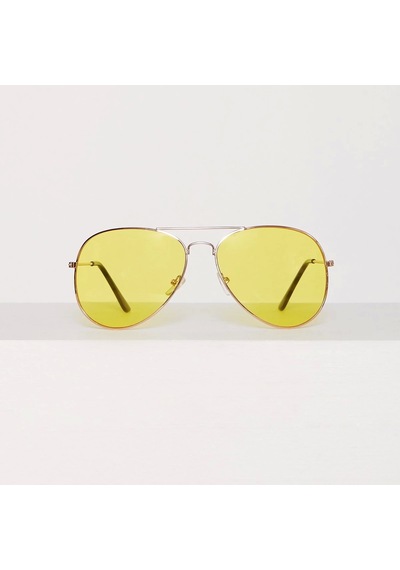 Nm-store Unisex Gold Metal Çerçeveli Damla Gözlük Kutulu